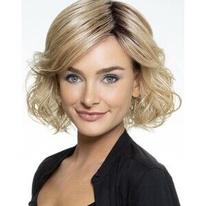 Hairdo Wave It Off Bob Wig Medium Rooted Wheat Blonde Heat Friendly Synthetic